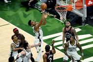 Giannis Antetokounmpo scored 30 points and had 17 rebounds for a double-double